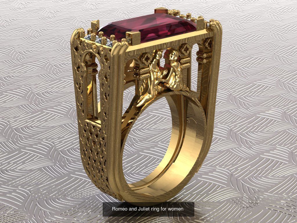 Romeo and Juliet set --orginal design 3D Model Collection_1