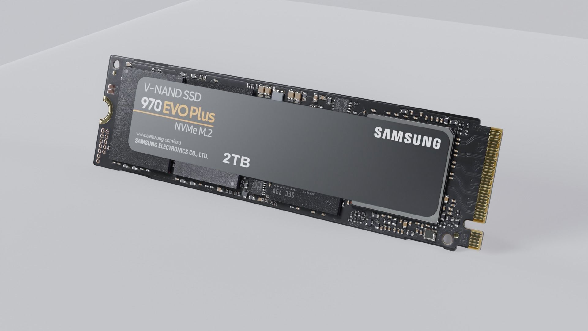 970 EVO Plus NVMe M2 SSD 2TB 3D model_9