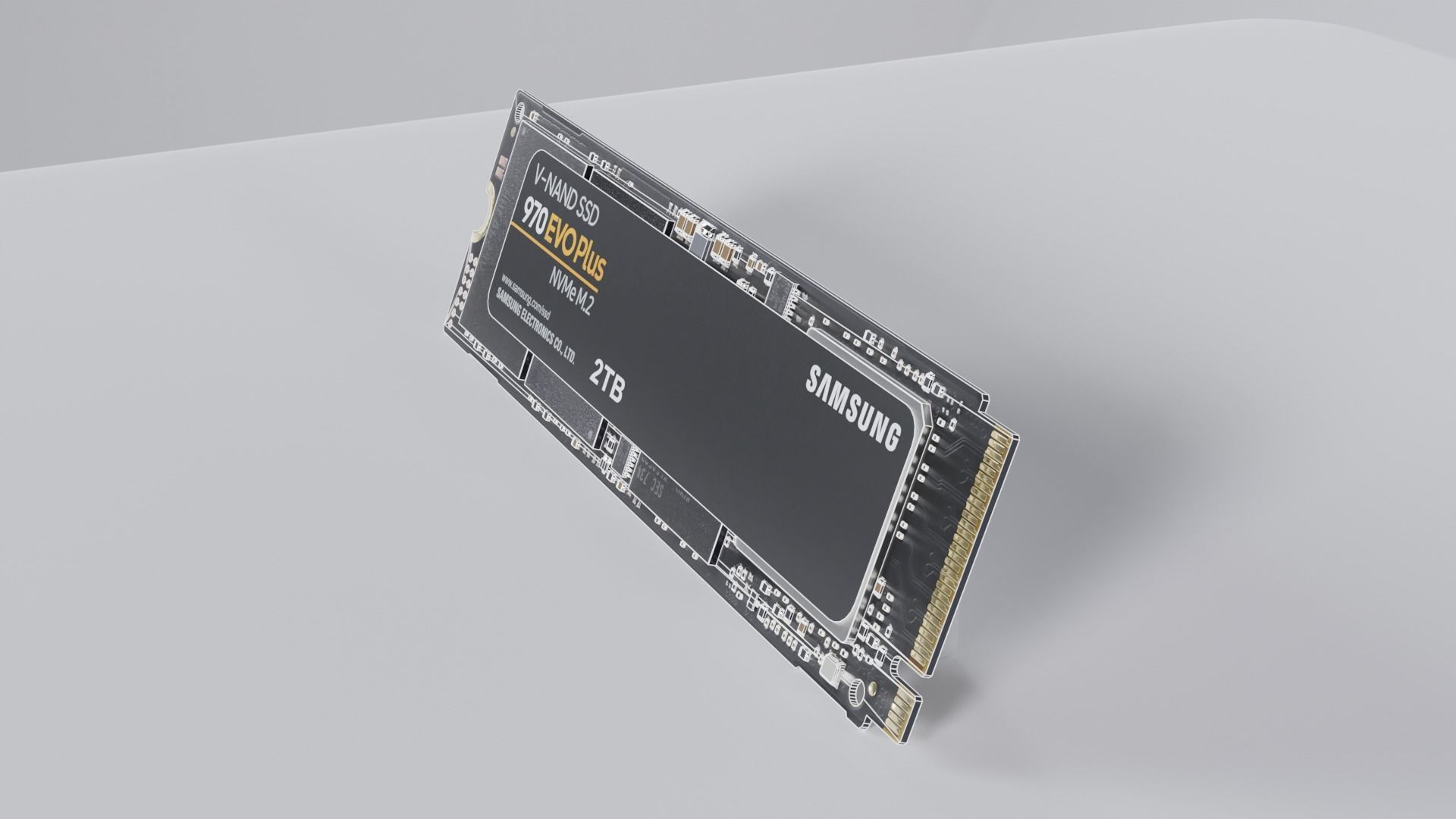 970 EVO Plus NVMe M2 SSD 2TB 3D model_12