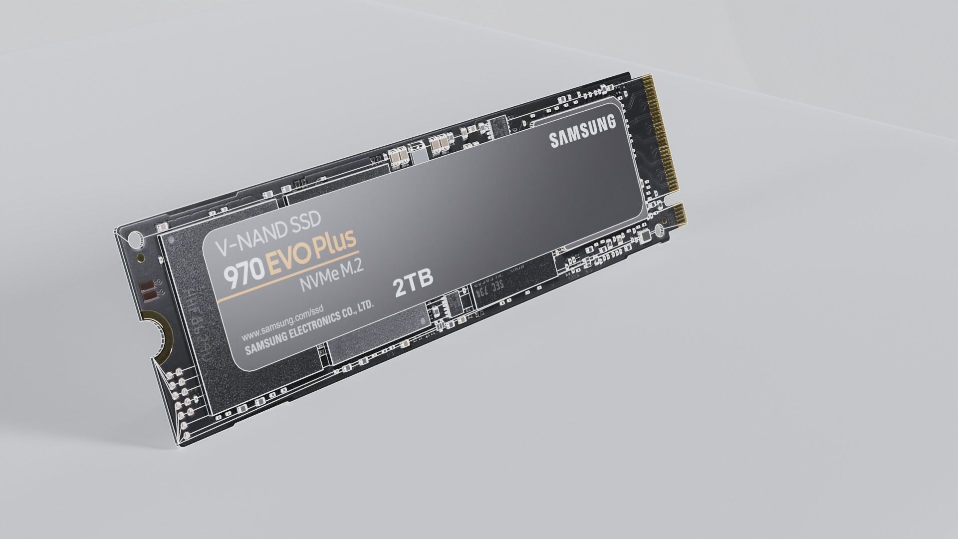 970 EVO Plus NVMe M2 SSD 2TB 3D model_15