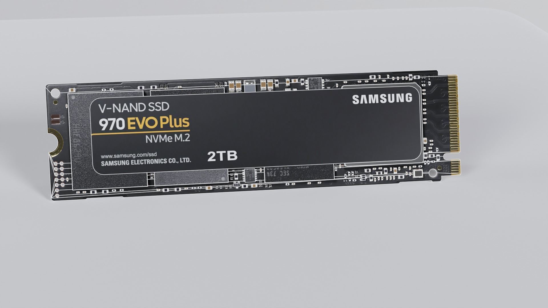 970 EVO Plus NVMe M2 SSD 2TB 3D model_14