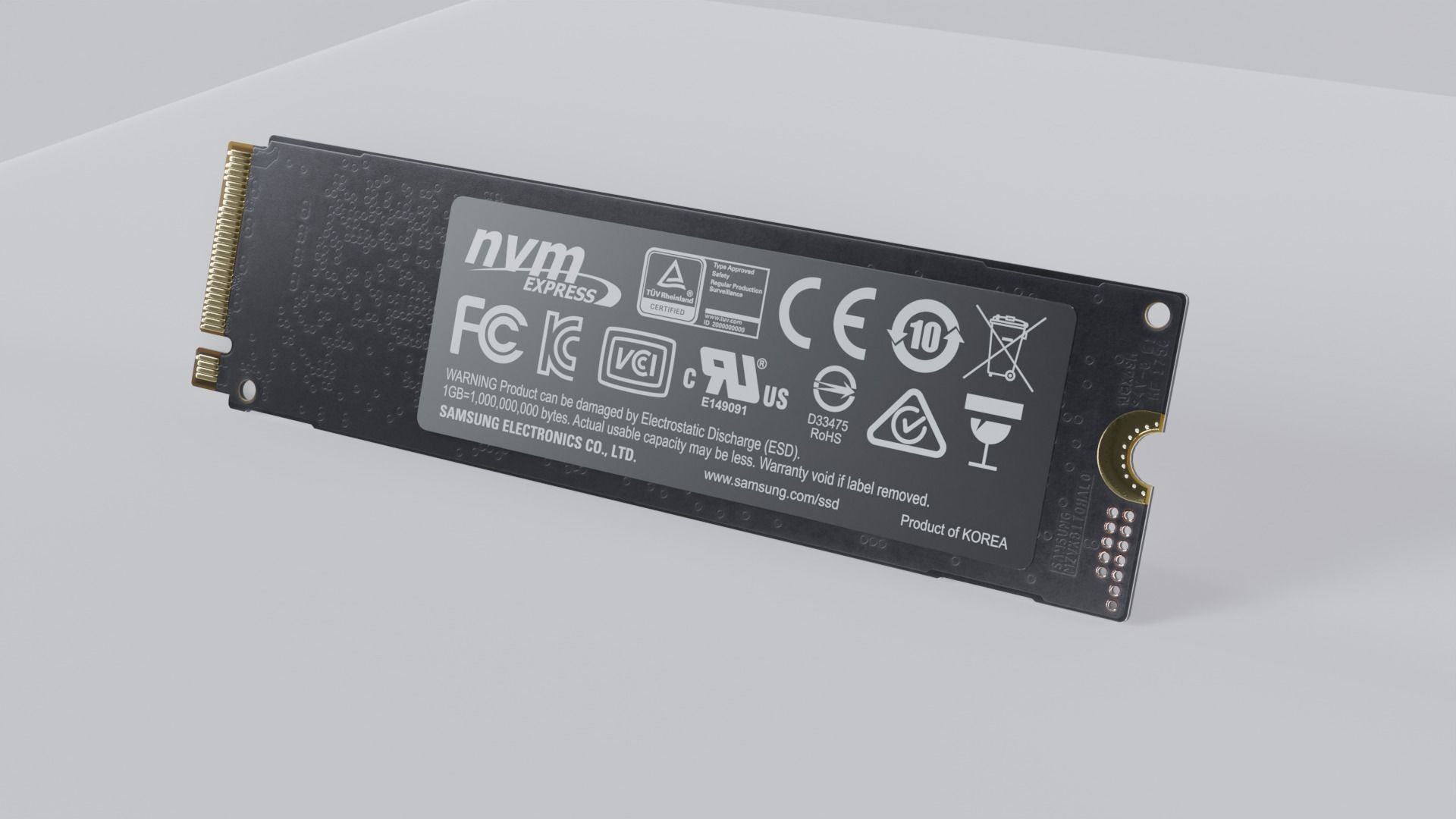 970 EVO Plus NVMe M2 SSD 2TB 3D model_17