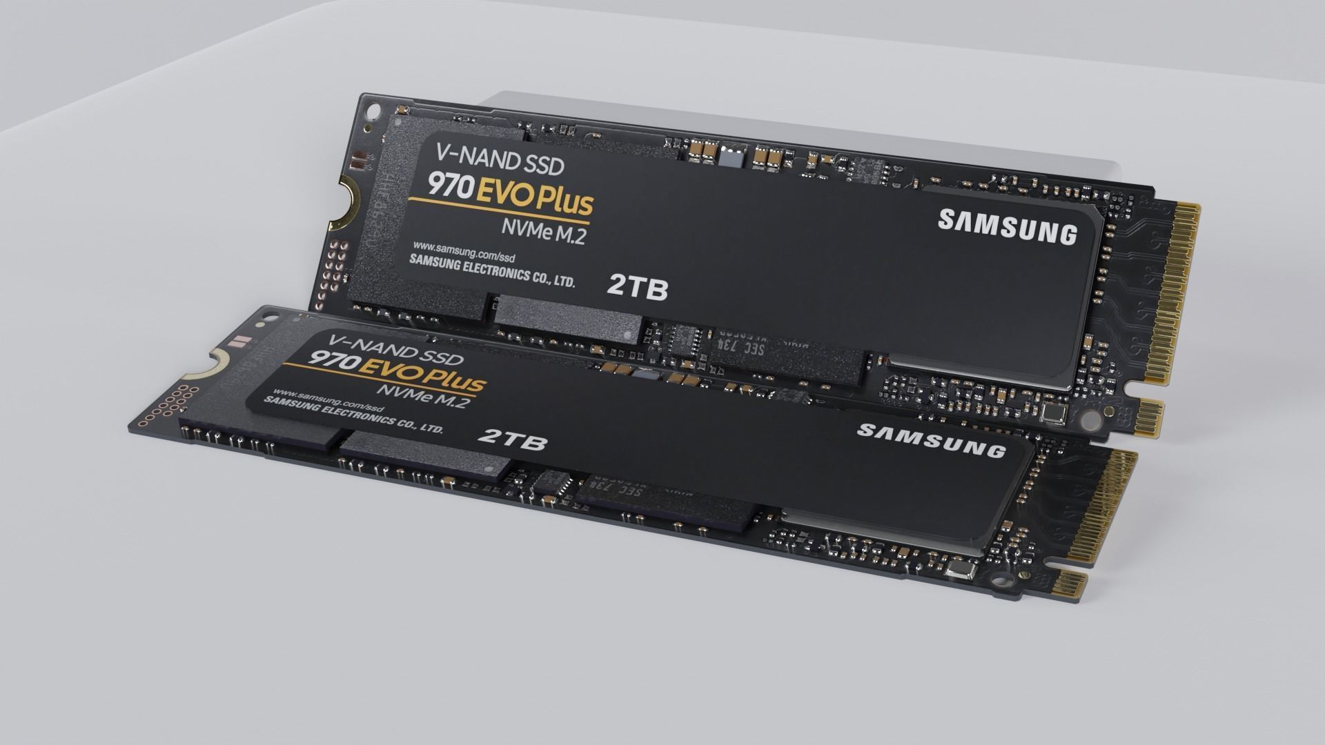 970 EVO Plus NVMe M2 SSD 2TB 3D model_3