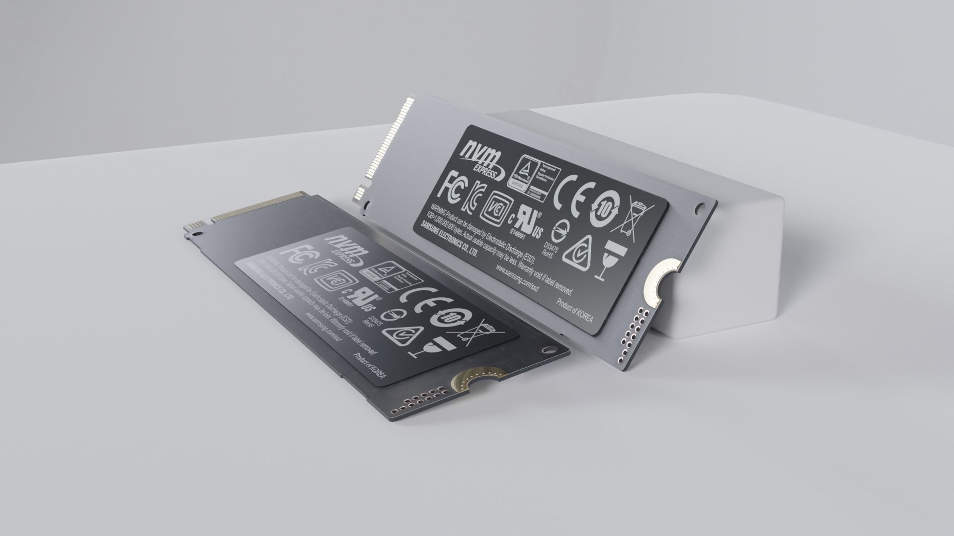 970 EVO Plus NVMe M2 SSD 2TB 3D model_5