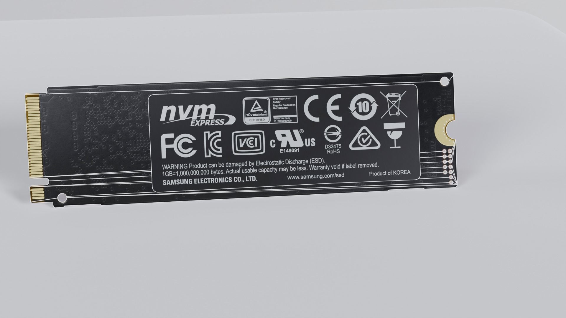 970 EVO Plus NVMe M2 SSD 2TB 3D model_22