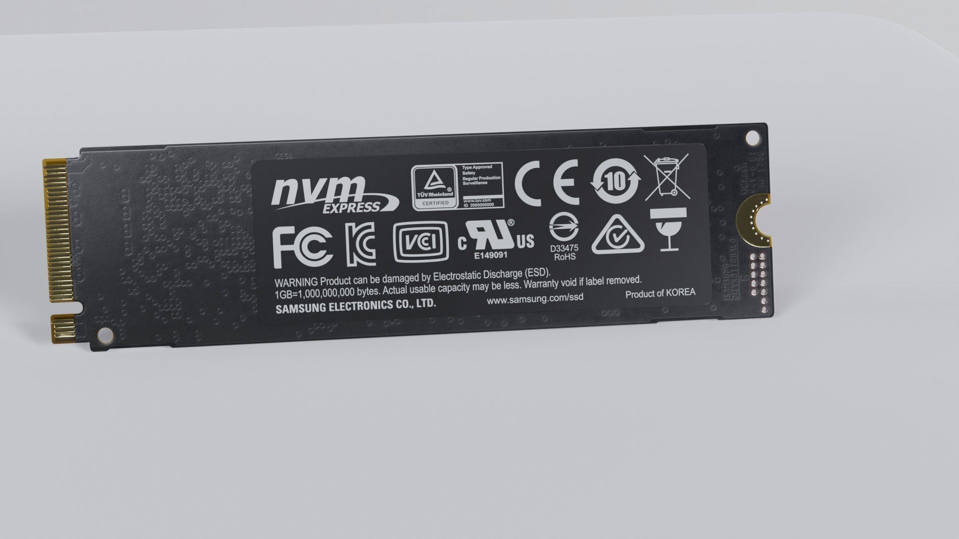 970 EVO Plus NVMe M2 SSD 2TB 3D model_18