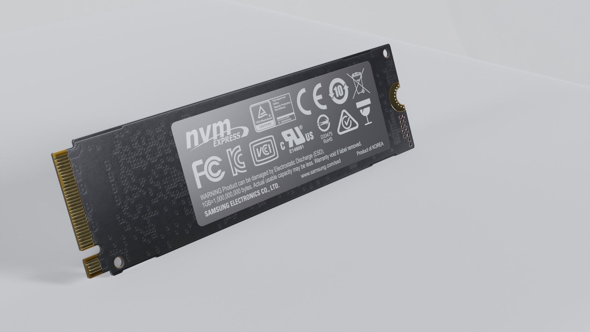 970 EVO Plus NVMe M2 SSD 2TB 3D model_19