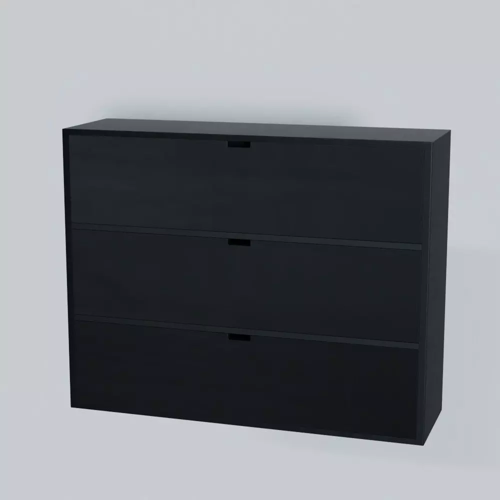 Drawer Dresser 3D model_0