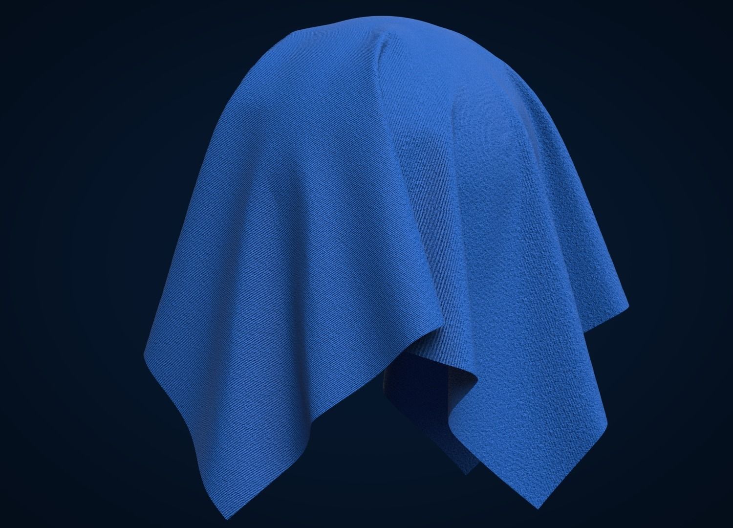 Cotton Heavy Twill Fabric 3D model_1