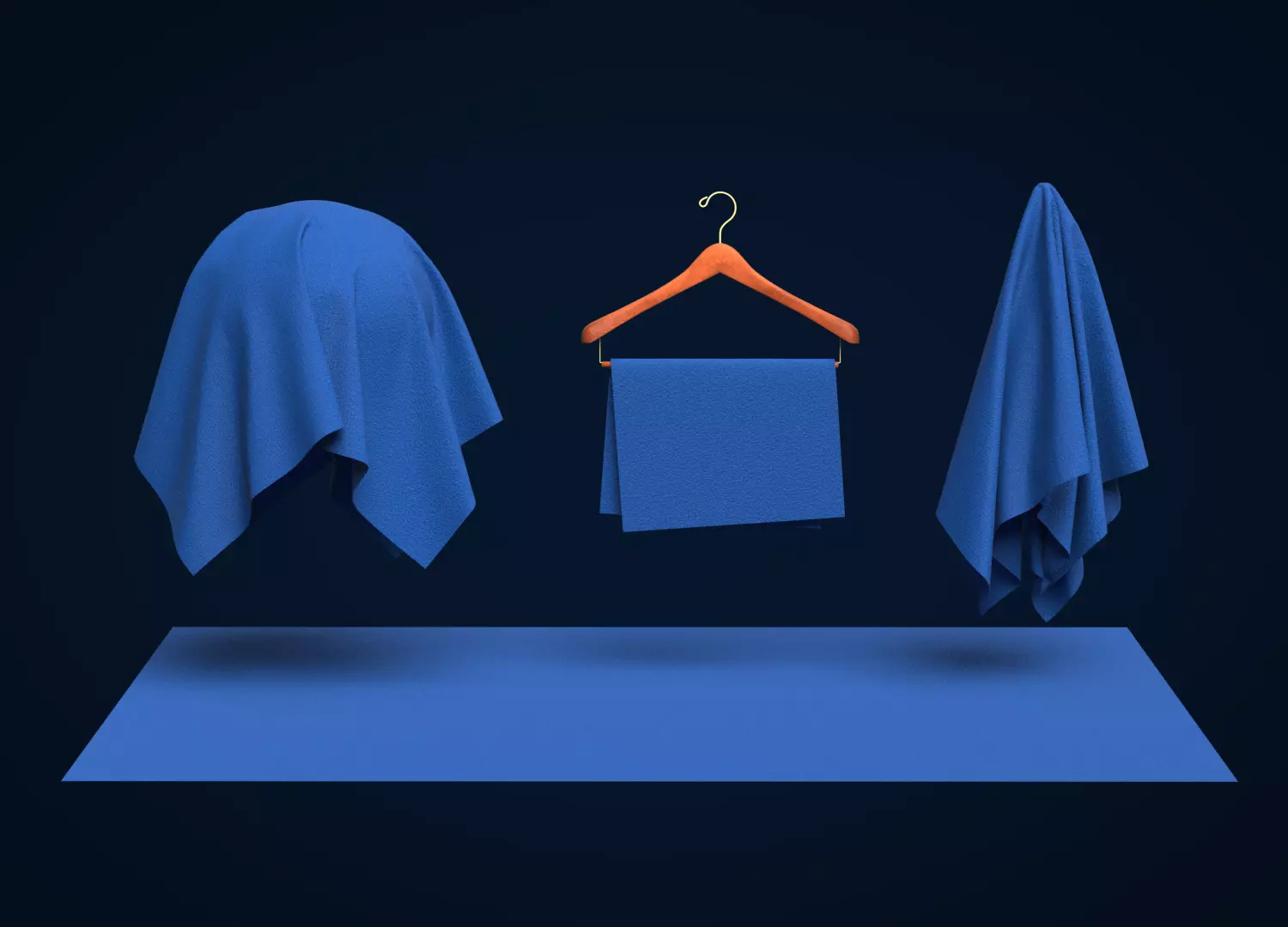 Cotton Heavy Twill Fabric 3D model_0