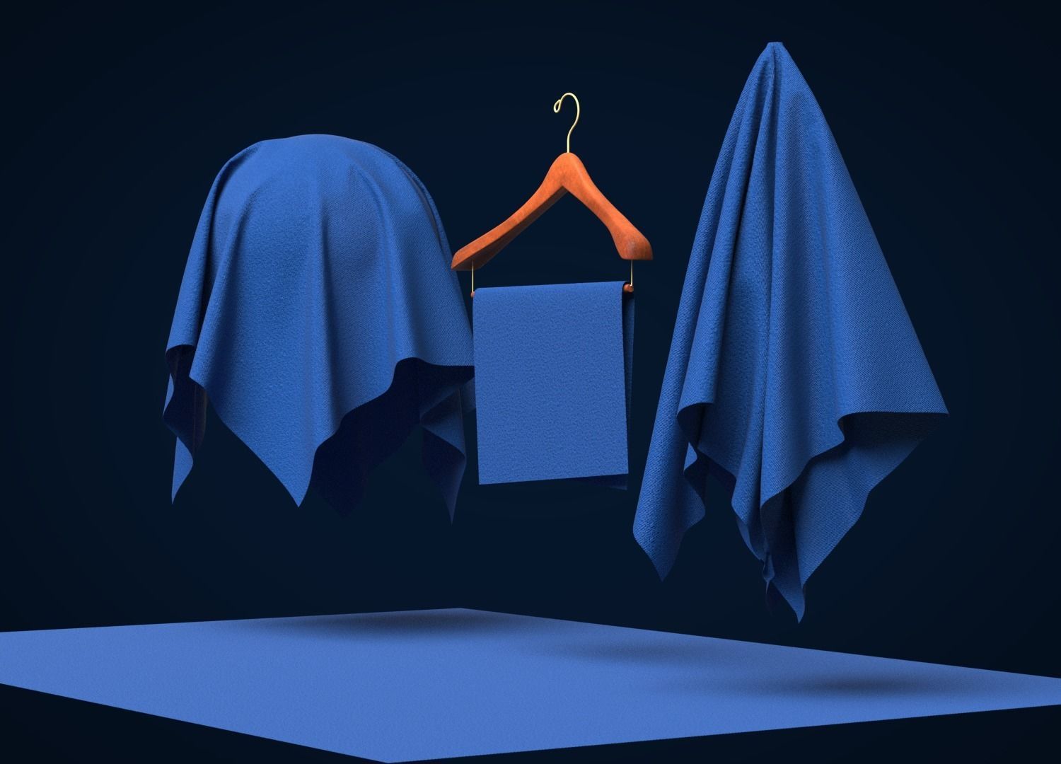 Cotton Heavy Twill Fabric 3D model_7