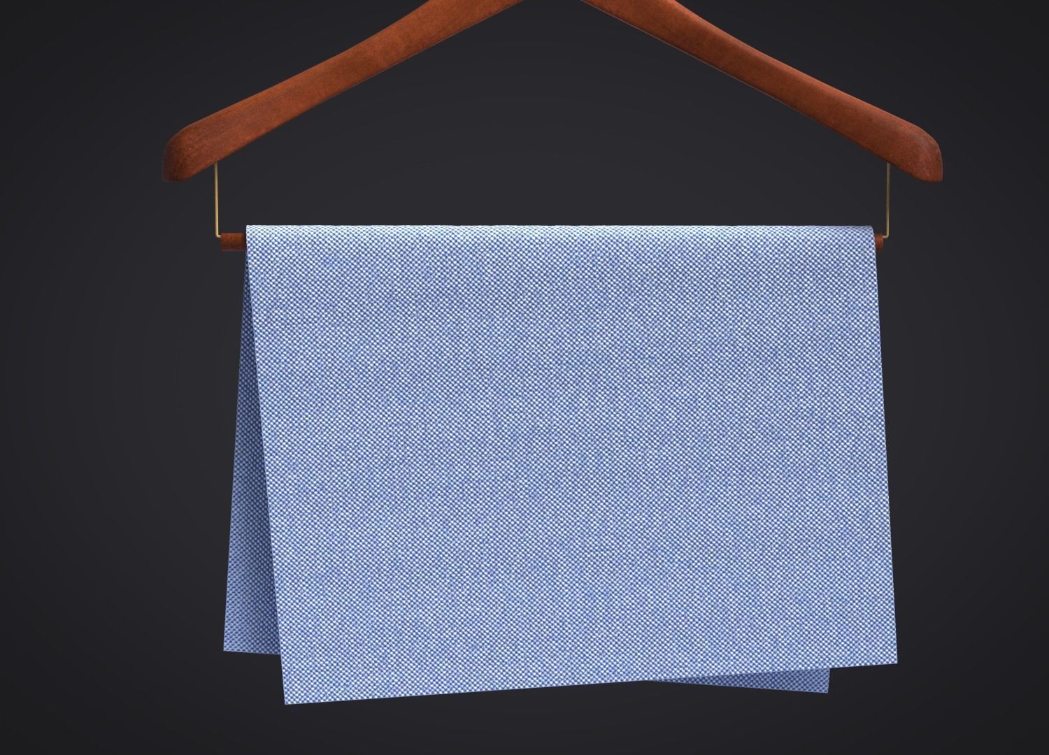 Cotton Oxford Fabric 3D model_2