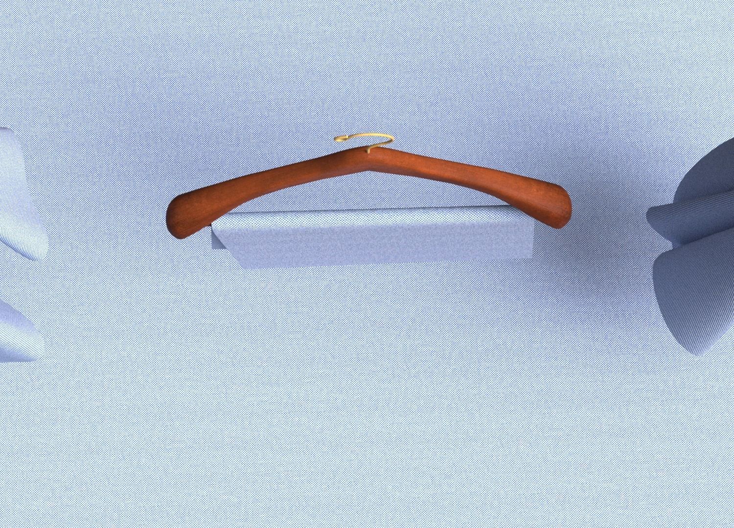 Cotton Oxford Fabric 3D model_3