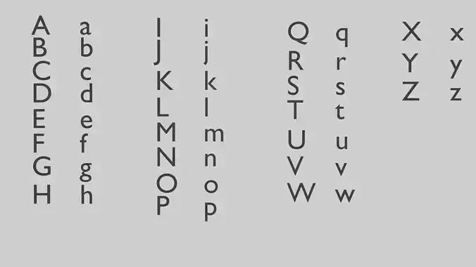 Alphabet Cookie Mold