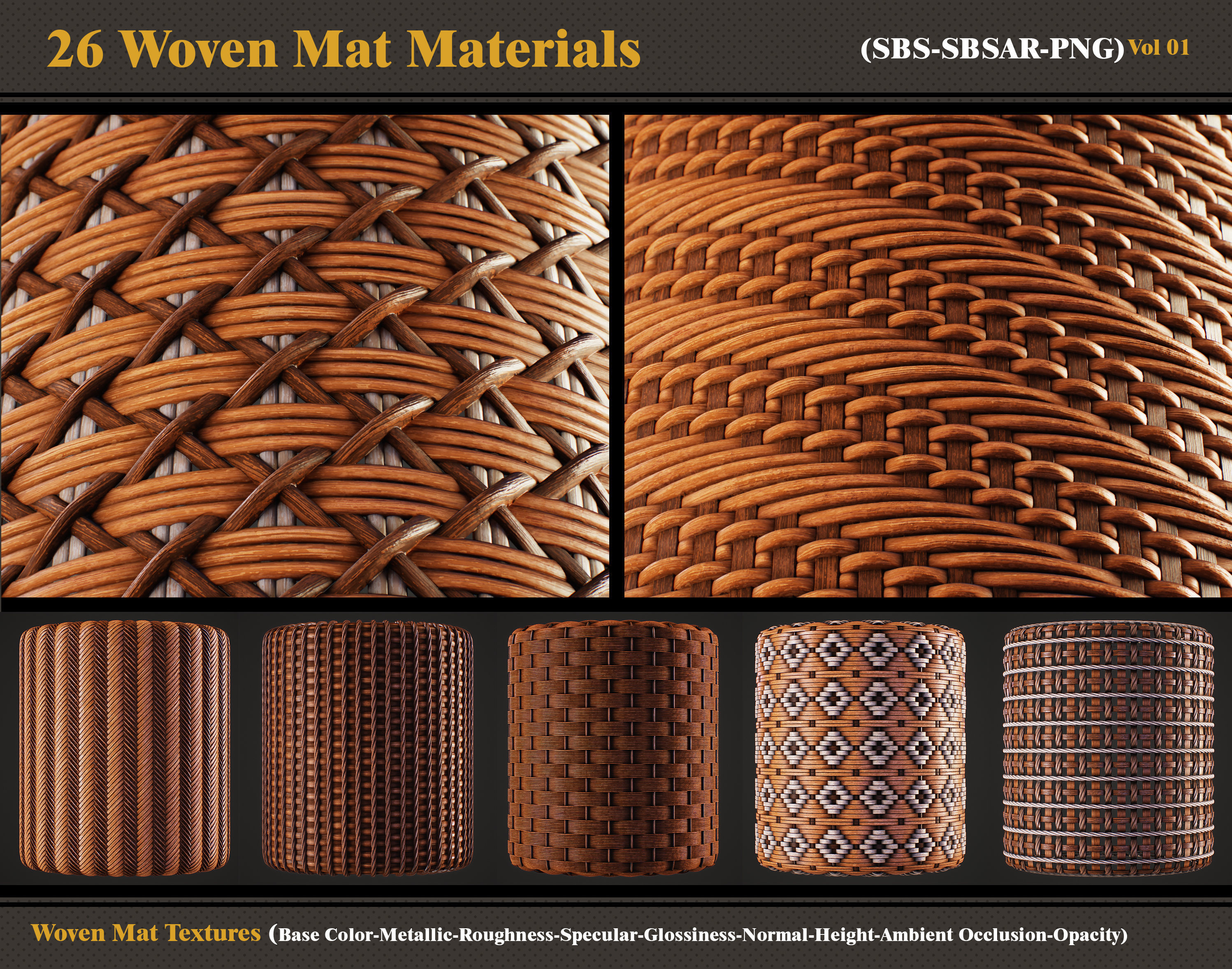 26 Woven Mat Materials-SBS-SBSAR Texture_2