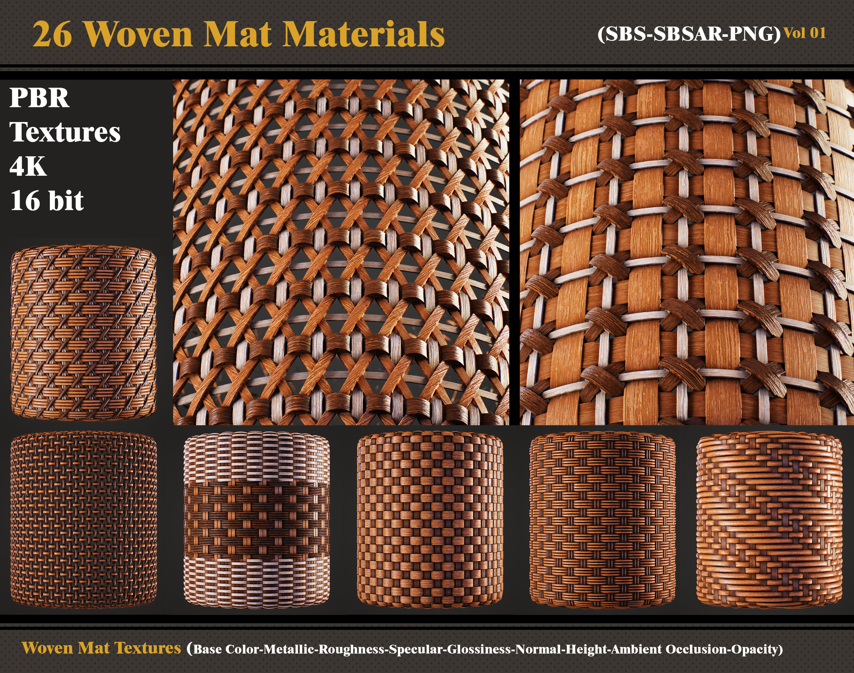 26 Woven Mat Materials-SBS-SBSAR Texture_3