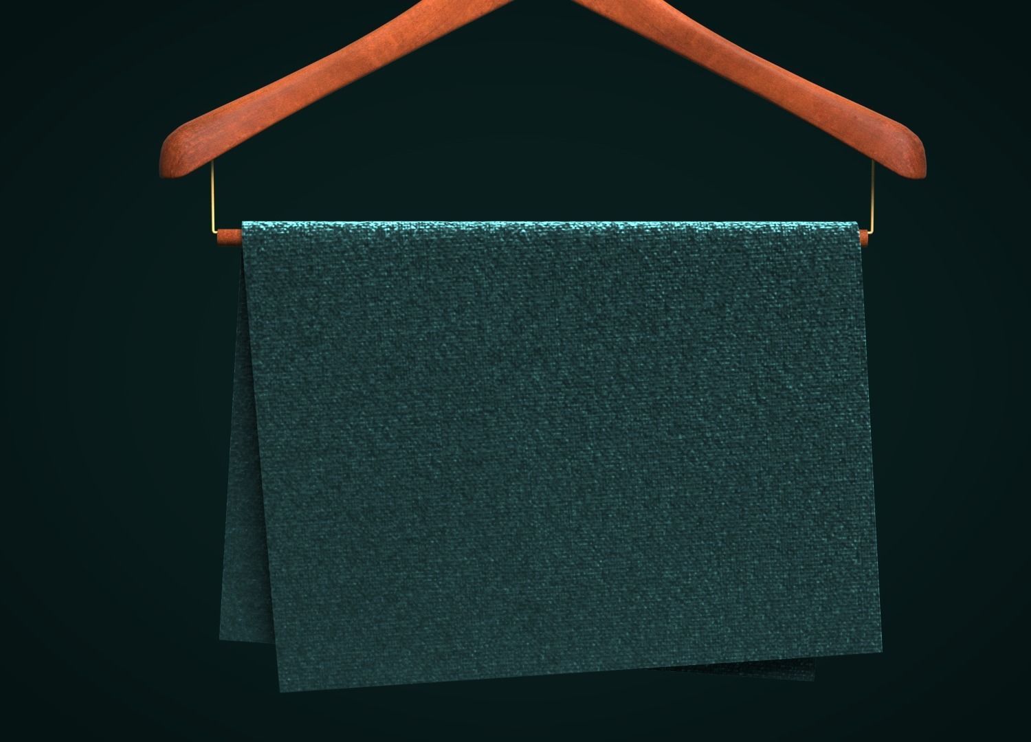 Cotton Stretch Velvet Fabric 3D model_2