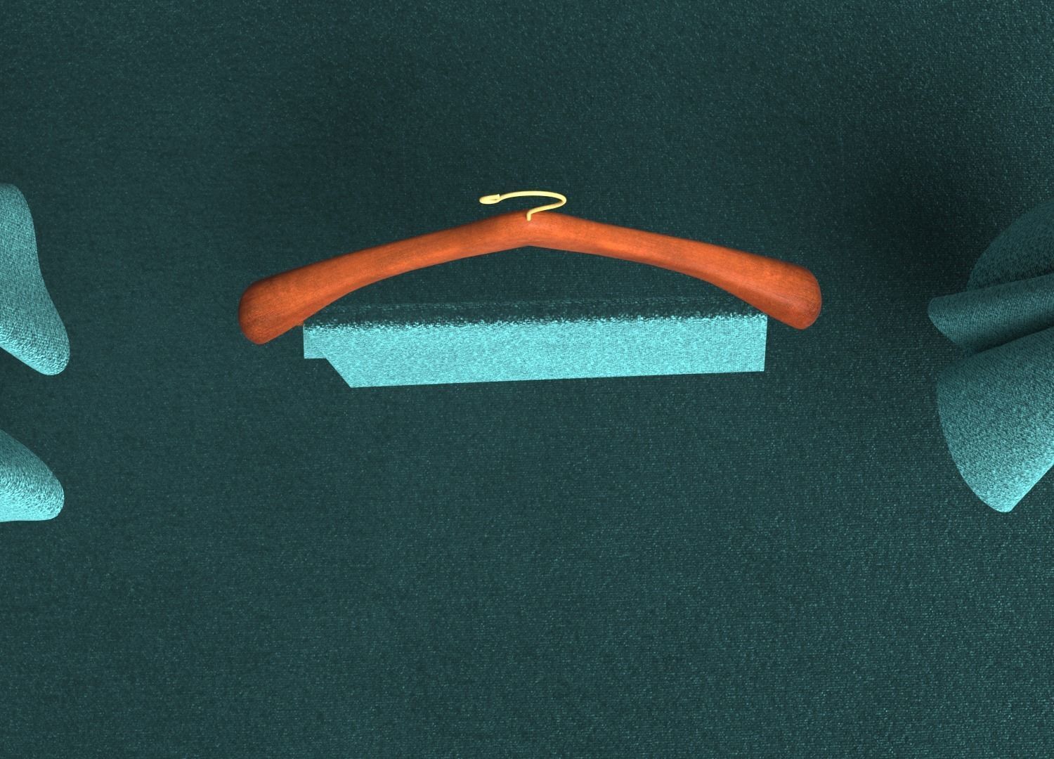 Cotton Stretch Velvet Fabric 3D model_3