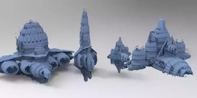Star Freighter Grand battleship 4 designs