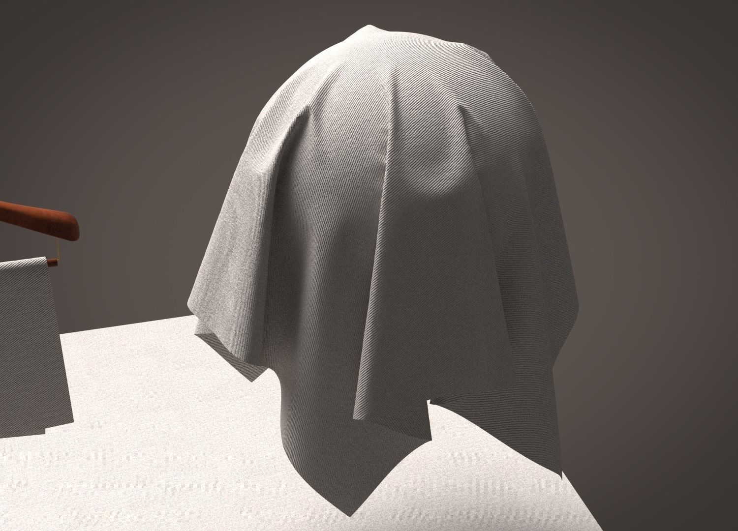 Cotton Twill Fabric 3D model_4