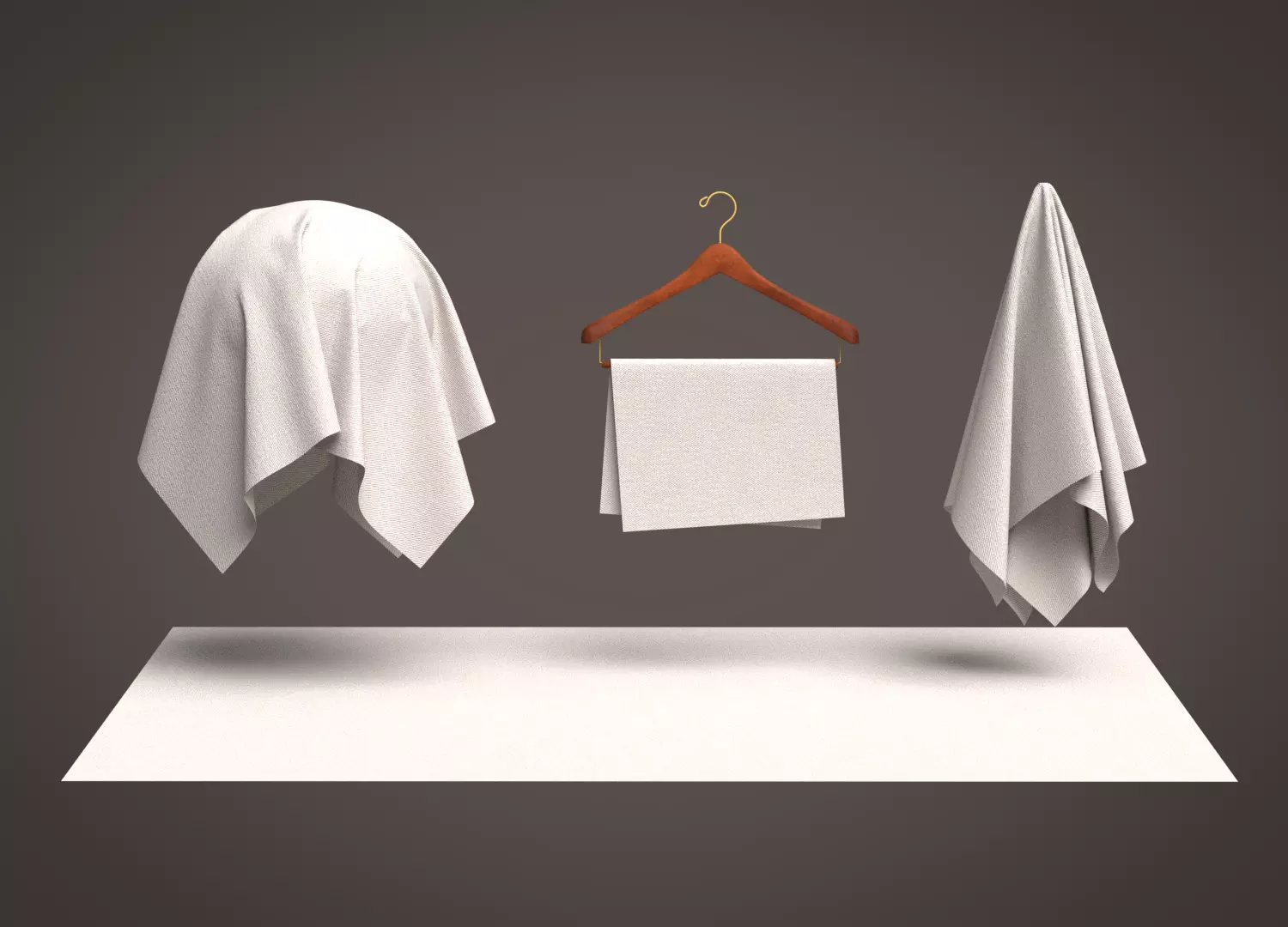 Cotton Twill Fabric 3D model_0