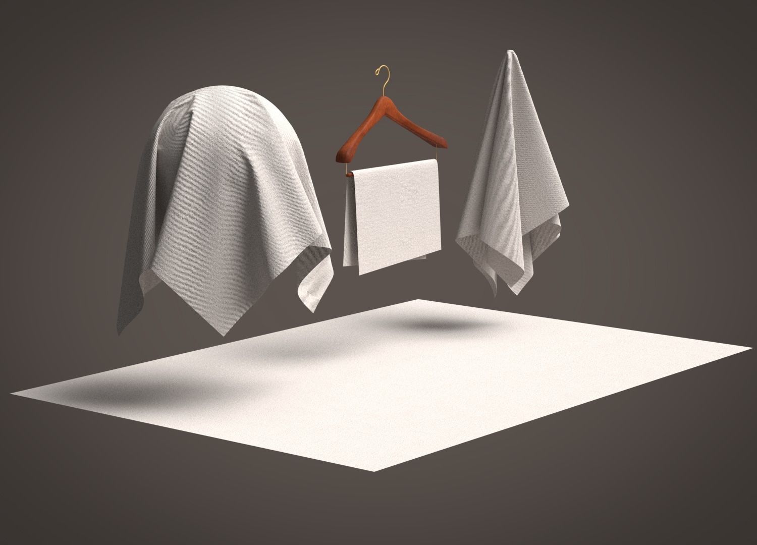 Cotton Twill Fabric 3D model_6