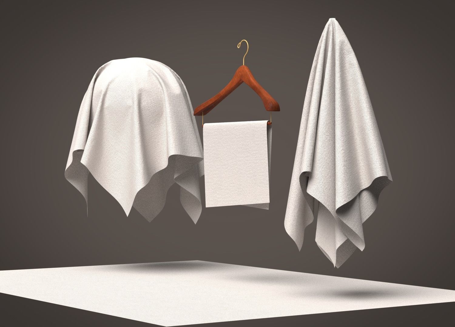 Cotton Twill Fabric 3D model_7