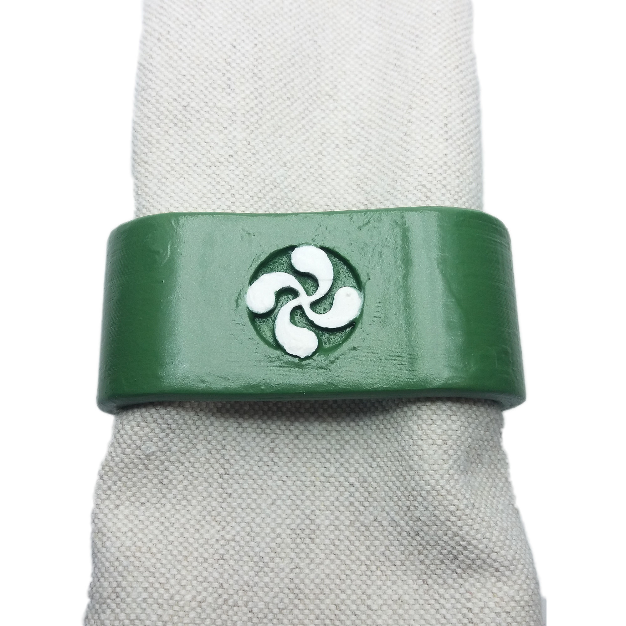 PALOMA 3D Napkin Ring with back motif 3D print model_3