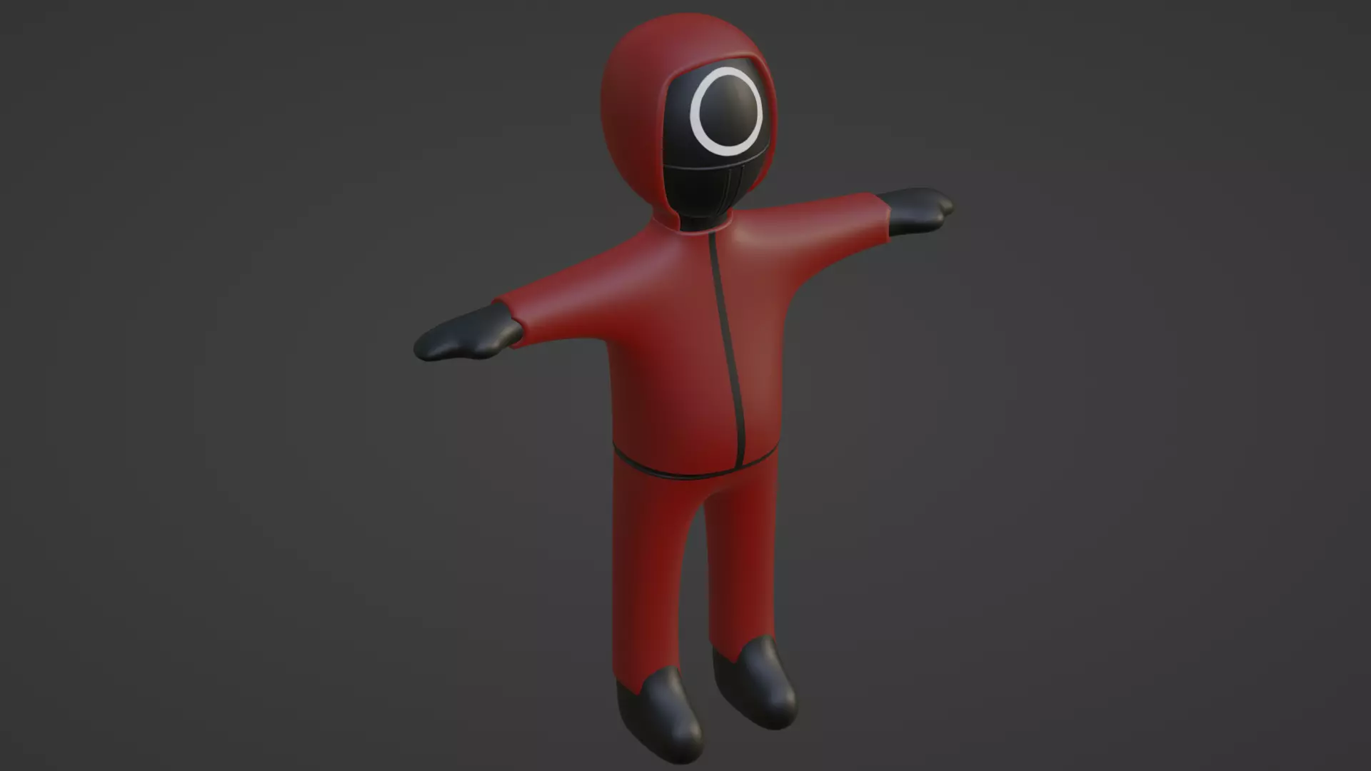 Squid Game Soldier Low-poly 3D model