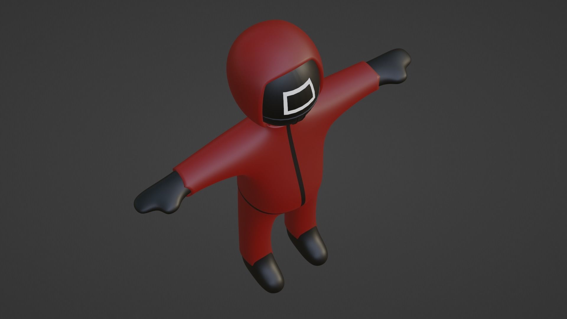 Squid Game Soldier Low-poly 3D model_5