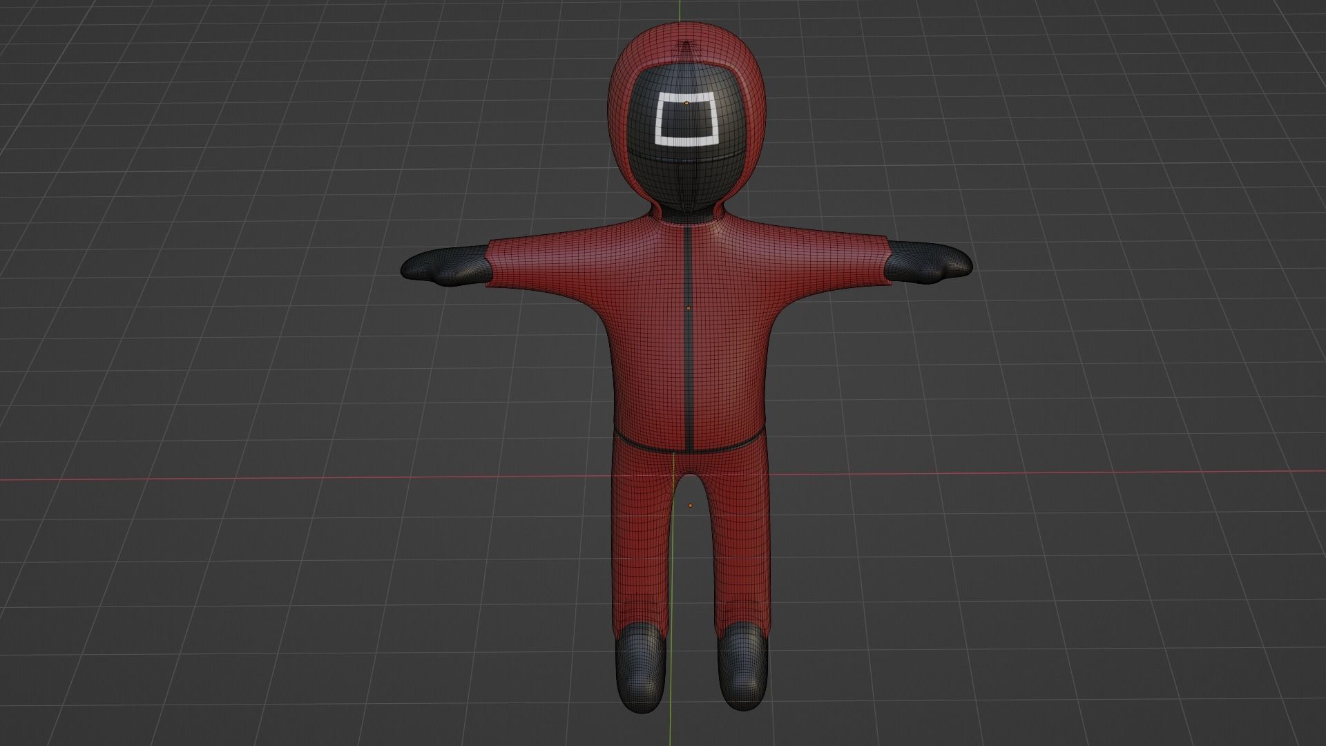 Squid Game Soldier Low-poly 3D model_8