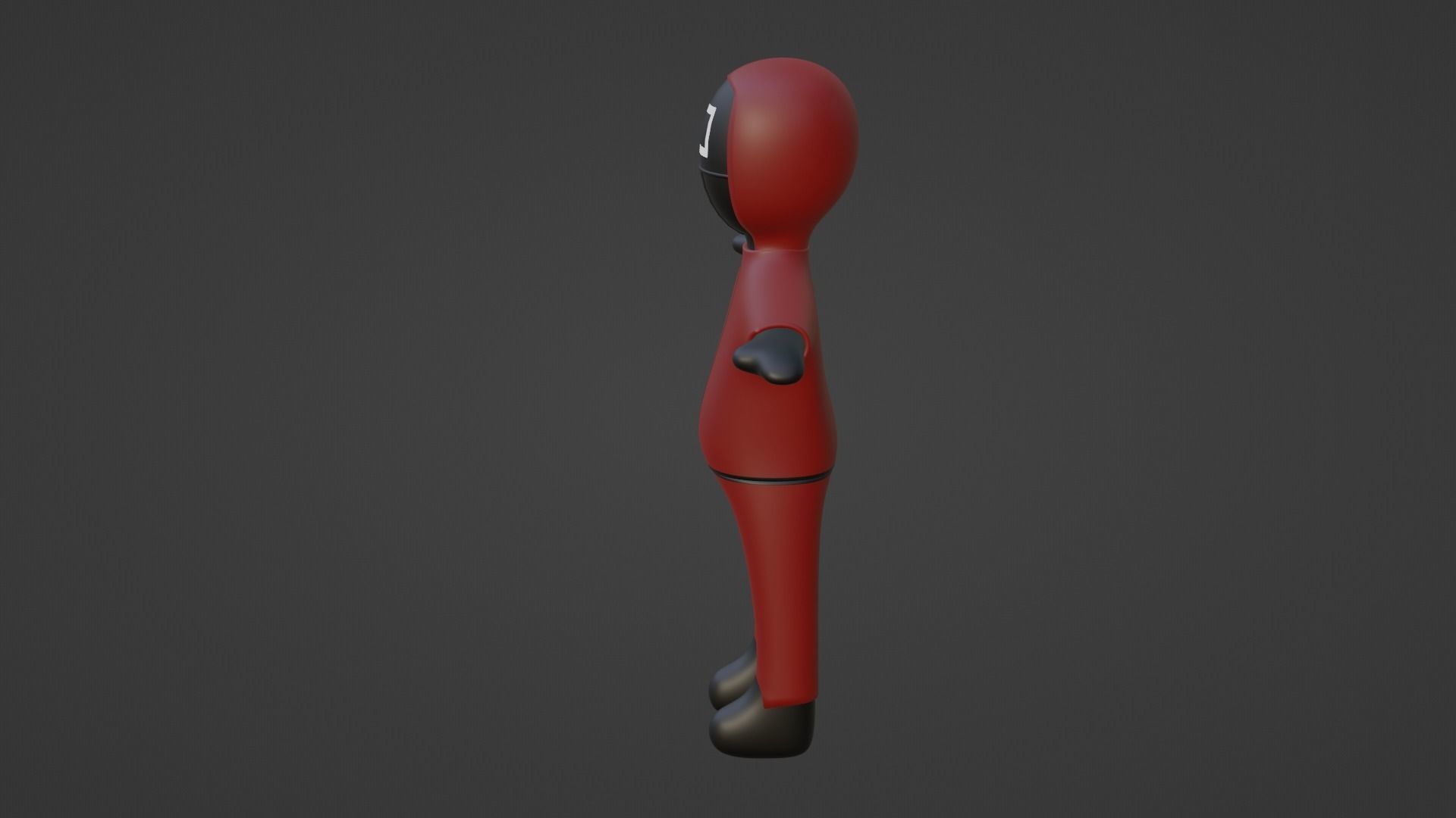 Squid Game Soldier Low-poly 3D model_3