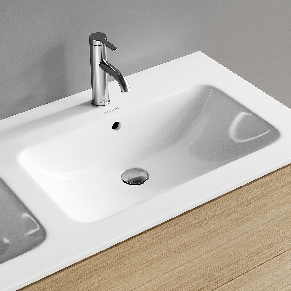 Duravit L-Cube Vanity Unit Set 4 3D model_1