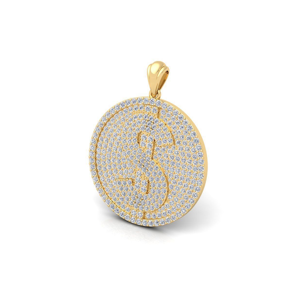 Doller Ice Pendent 3d Model And Render Detail 3D print model_10