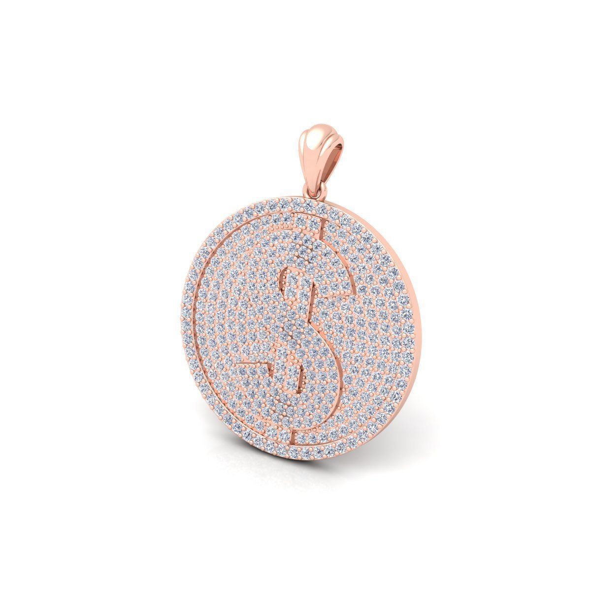 Doller Ice Pendent 3d Model And Render Detail 3D print model_11