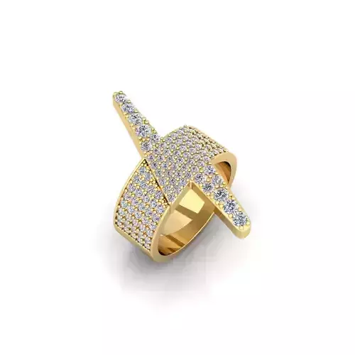 Thunder Mens Ring 3d Model And Render Detail