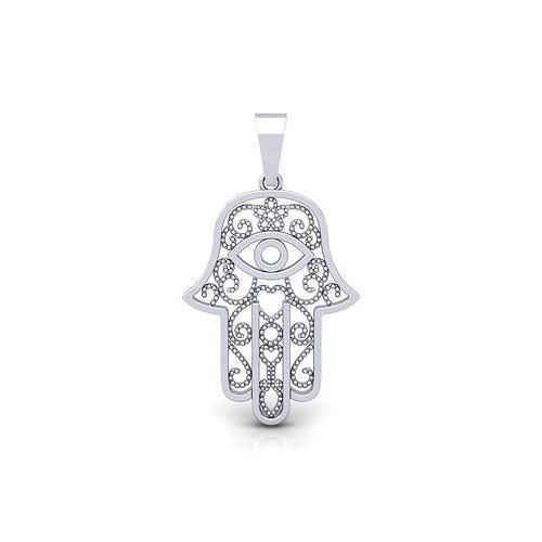 Hamsa Pendent 3d Model 3D print model