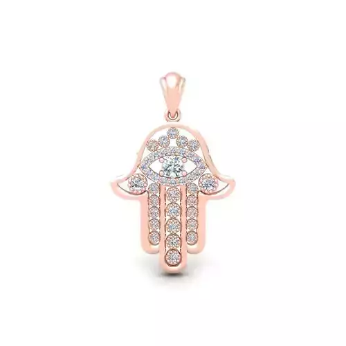 Hamsa Pendent 3d Model And Render  3D print model