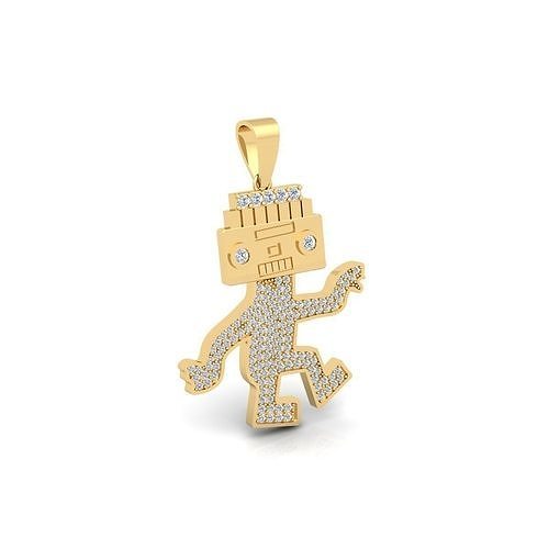 Teddy Pendent 3d Model And Render  3D print model