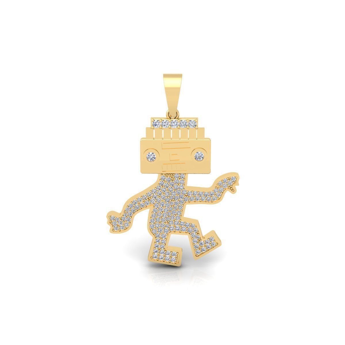 Teddy Pendent 3d Model And Render 3D print model_7