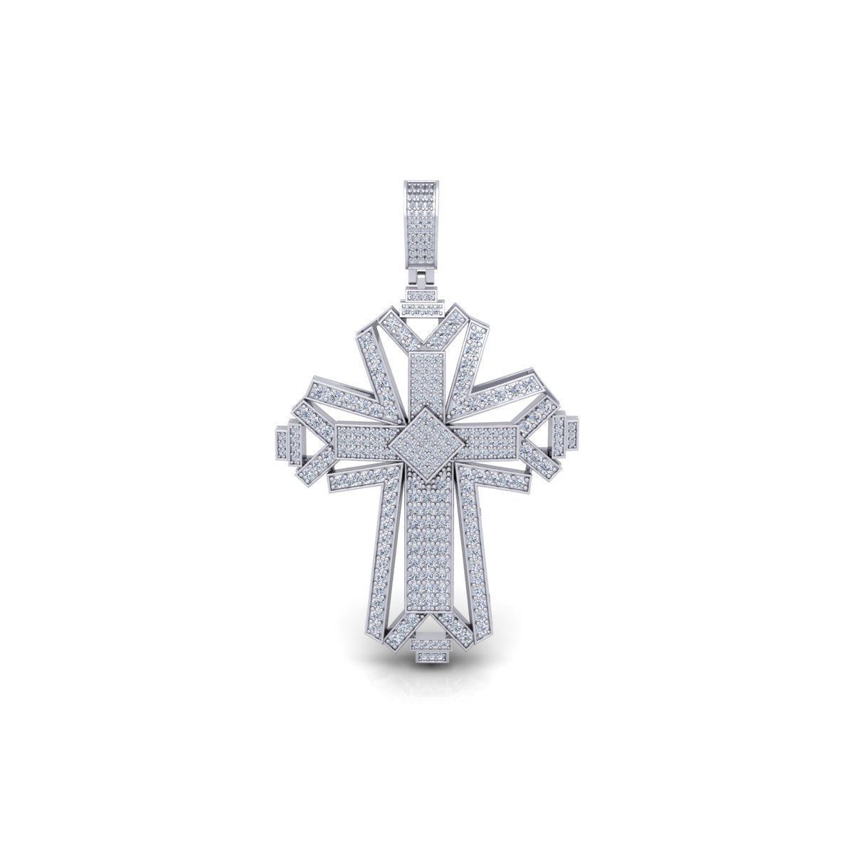 Cross Pendent 3d Model And Render  3D print model_1