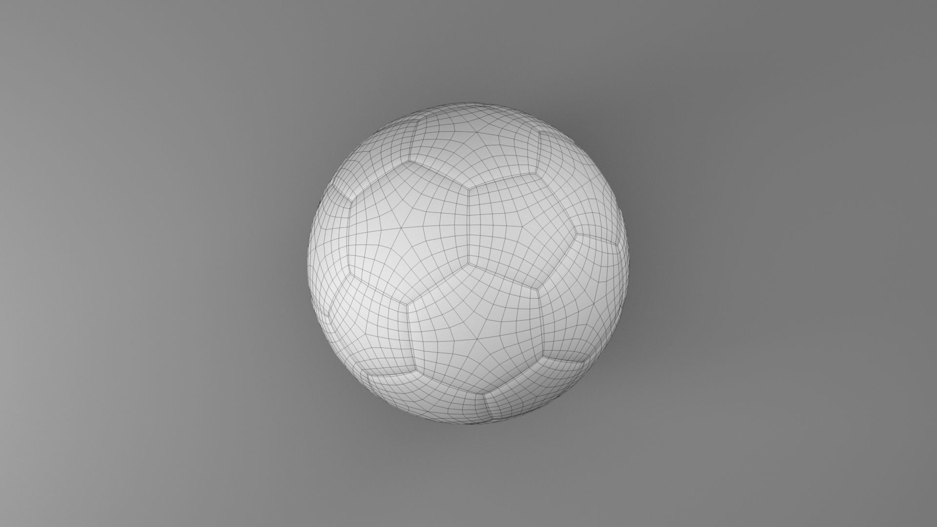 Soccer ball 3D model Low-poly 3D model_5