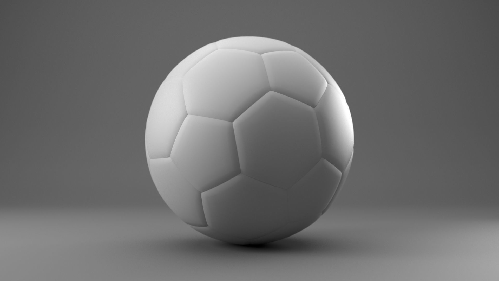 Soccer ball 3D model Low-poly 3D model_4