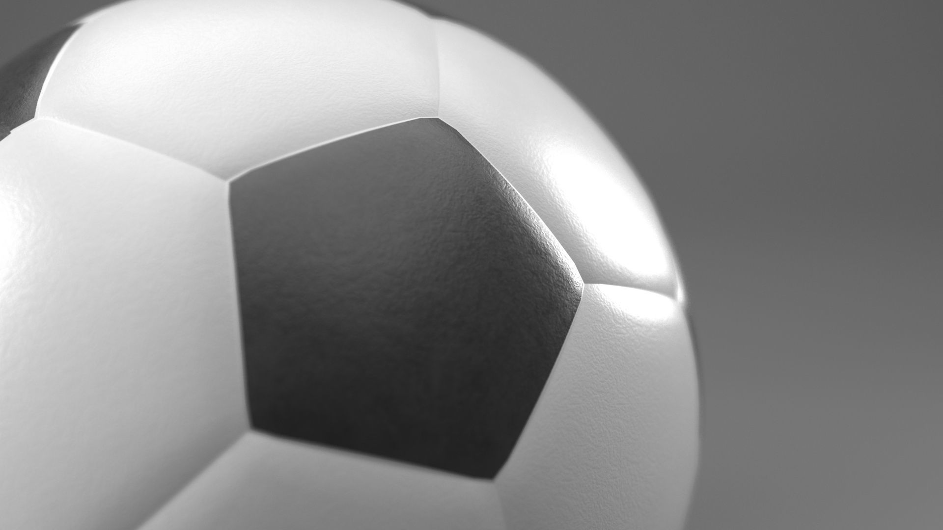 Soccer ball 3D model Low-poly 3D model_2