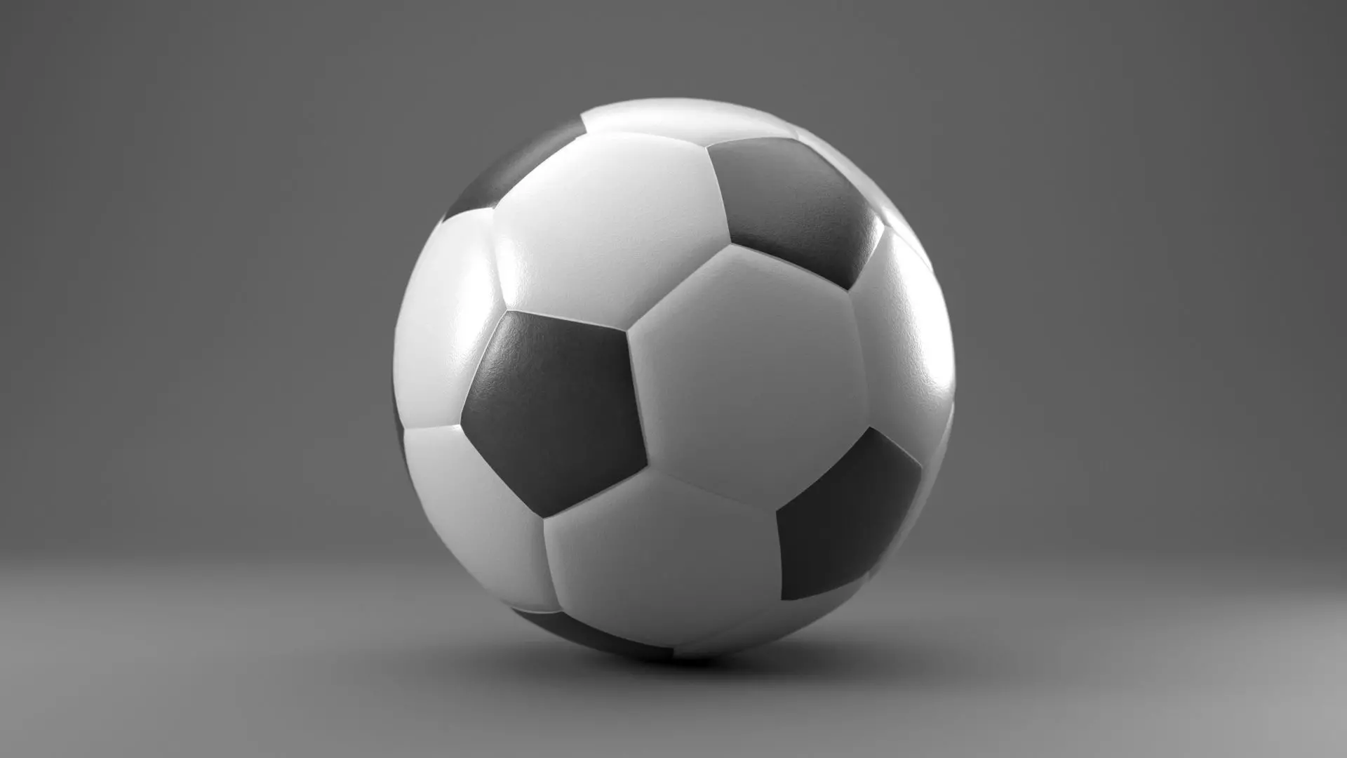 Soccer ball 3D model Low-poly 3D model_0