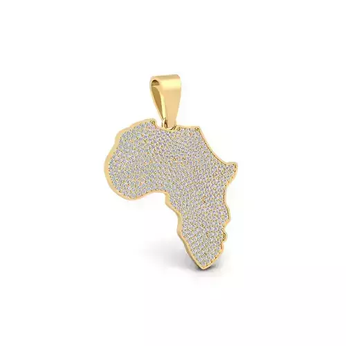 Map Pendent 3d Model