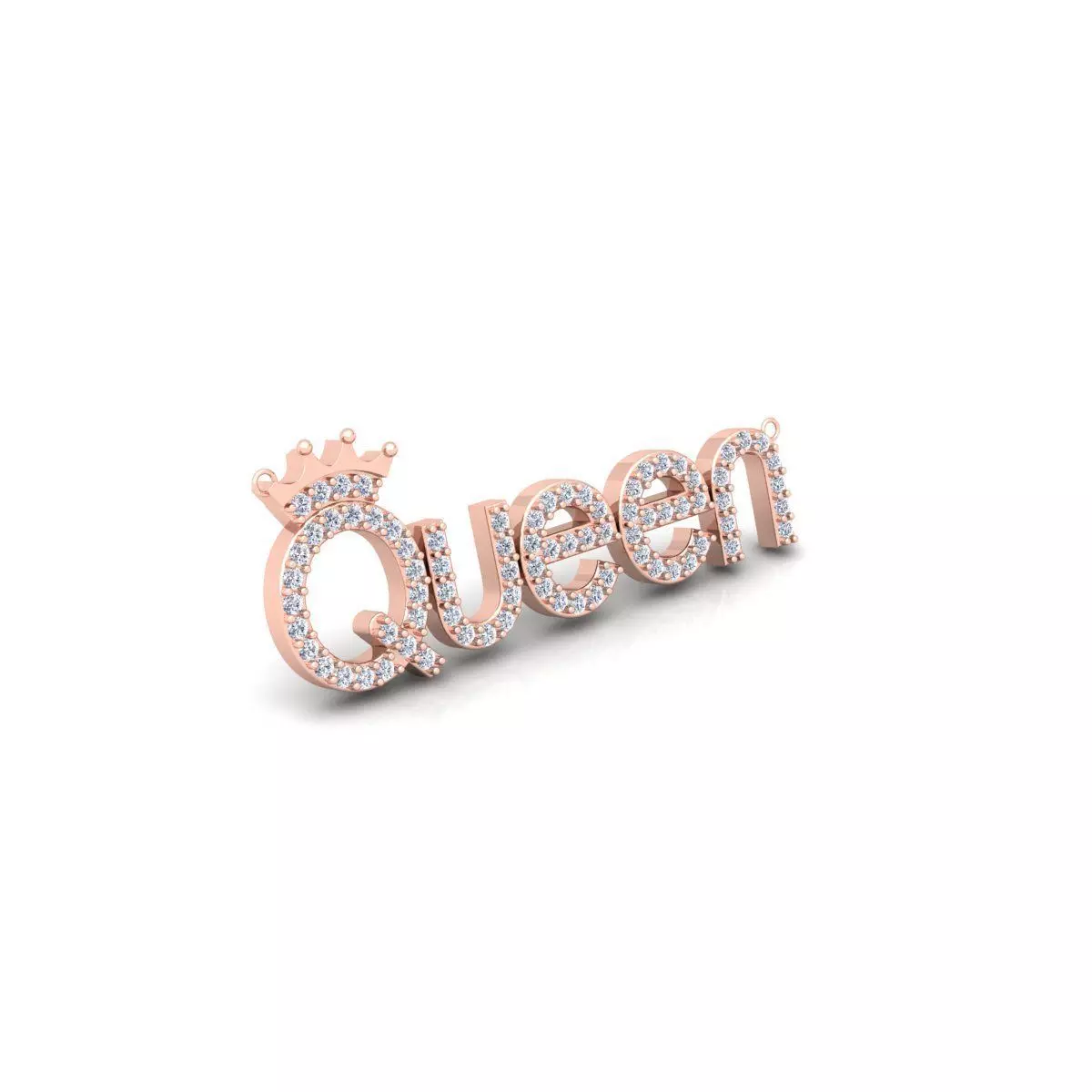Queen Pendent 3d Model and Render Detail 3D print model_0