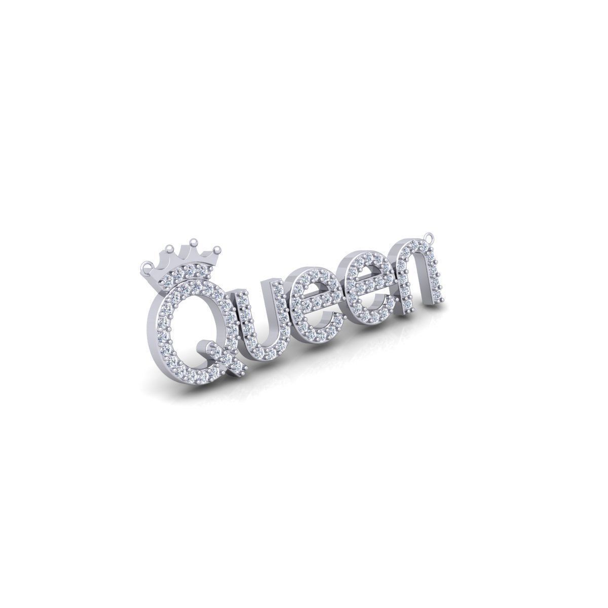 Queen Pendent 3d Model and Render Detail 3D print model_2