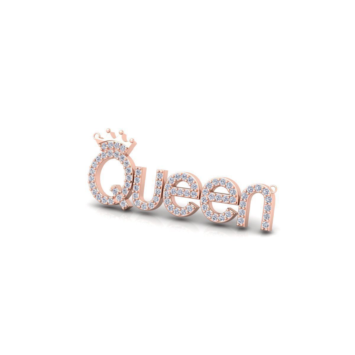 Queen Pendent 3d Model and Render Detail 3D print model_11