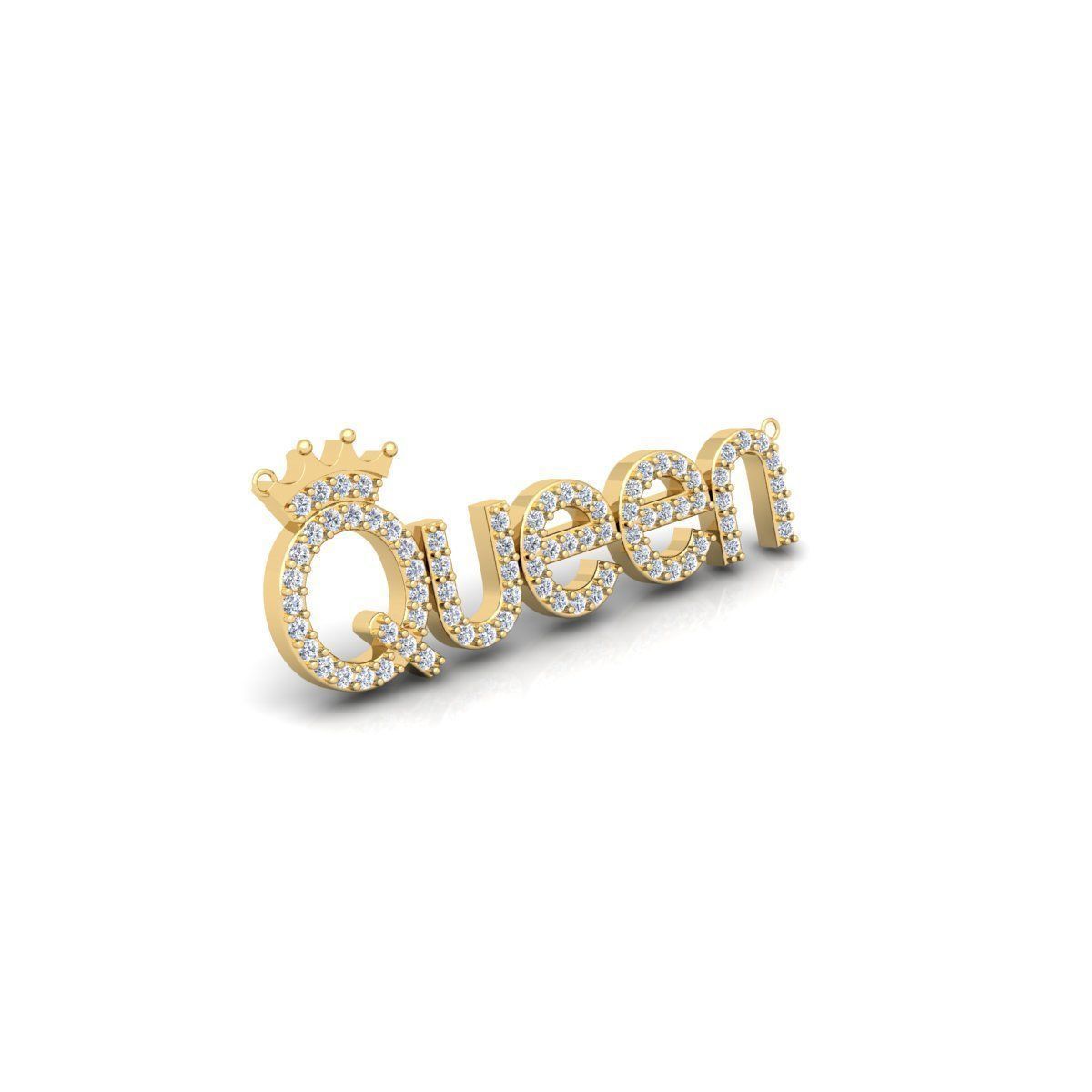 Queen Pendent 3d Model and Render Detail 3D print model_1